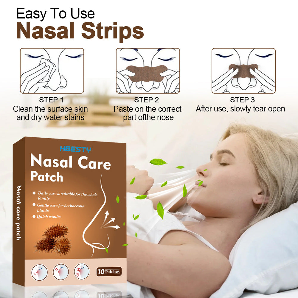 Natural Herbal Nasal Strips Kit For Stuffy Nose Comfortable Night Breathing Patch Set Multi-Pack Options