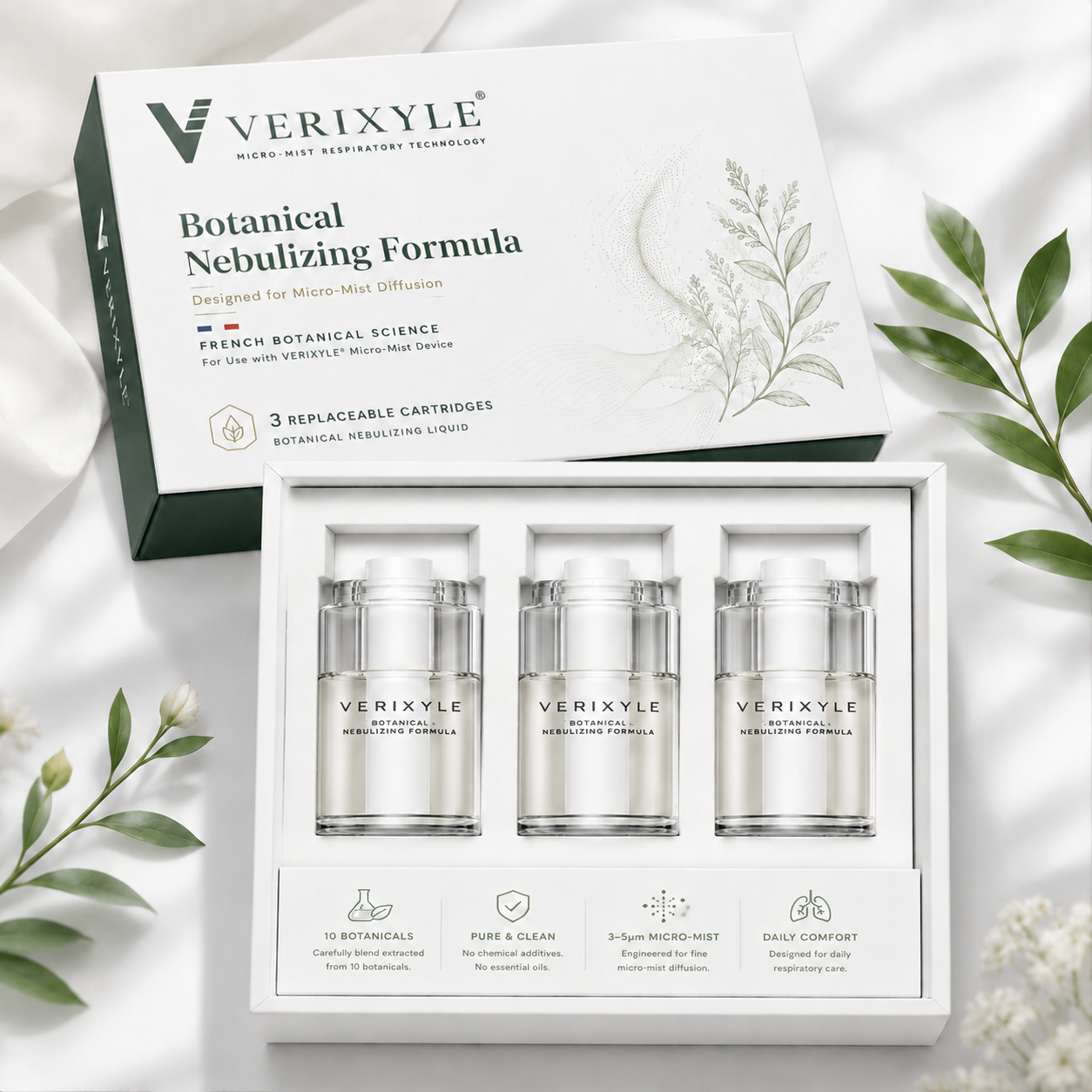VERIXYLE® French Herbal Nasal Mist Device