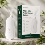 VERIXYLE® French Herbal Nasal Mist Device | Rapid 15-minute relief for nasal congestion, dryness, and itching; portable cold-mist care device for seasonal rhinitis and allergies.