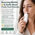 VERIXYLE® Herbal Nasal Nebulizer Set | Portable blend to improve allergy & rhinitis discomfort: sneezing, congestion, runny nose, dry itchy nose & eyes, night mouth breathing