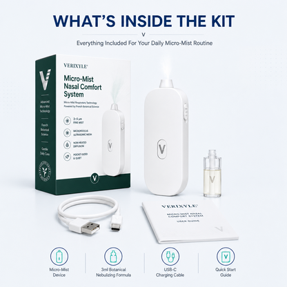 VERIXYLE® Herbal Nasal Portable Micro-Mist Device